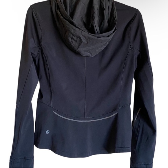 NWT Lululemon NULUX Reflective Running Jacket Black size 12 - Picture 9 of 12